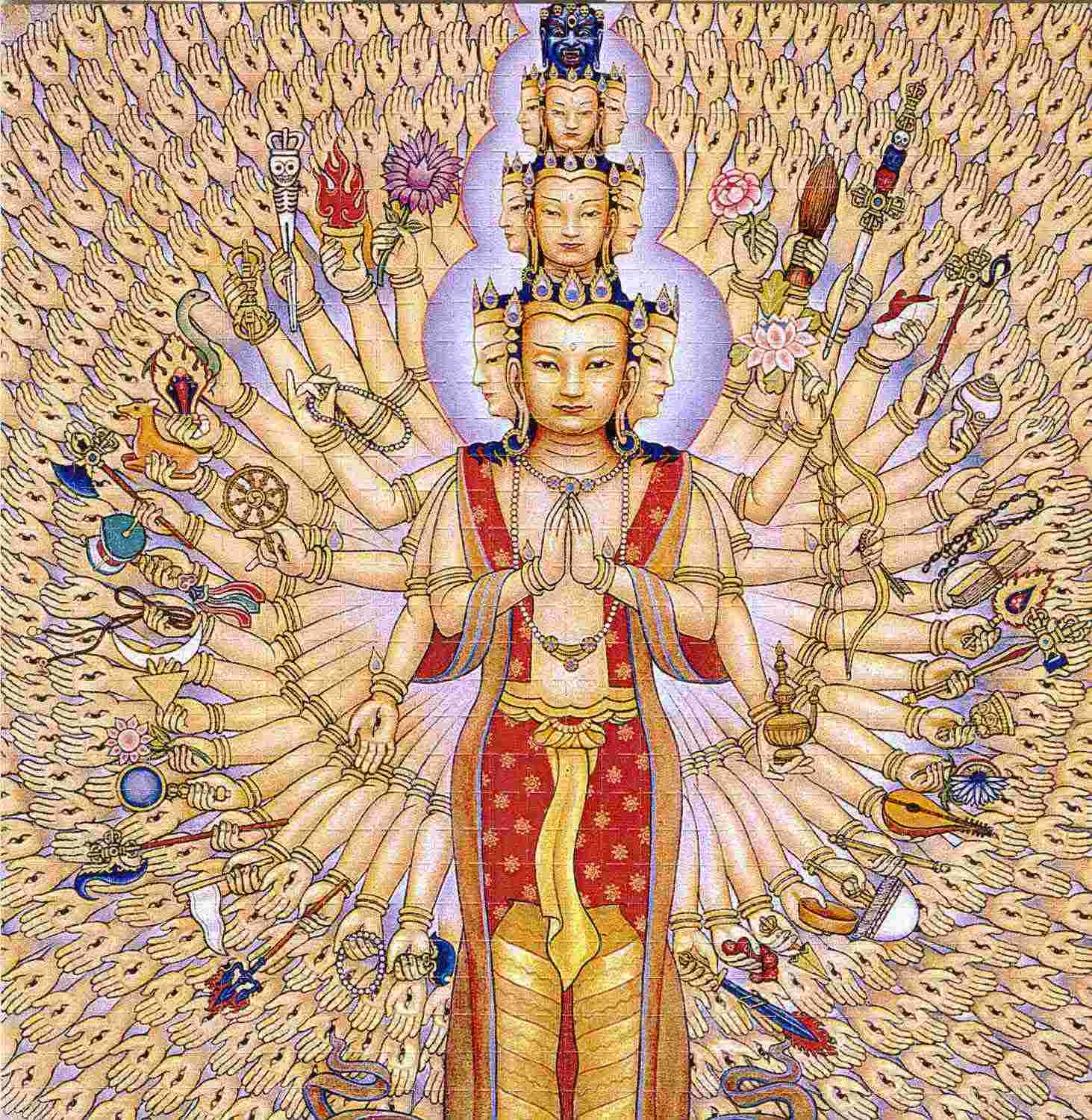 Avalokiteshvara arms many