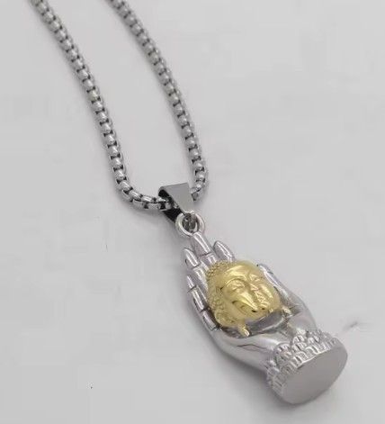 tara in father god hand, pendant